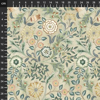 Free Spirit William Morris Red House 049 linen vícebarevná bavlněná látka patchwork