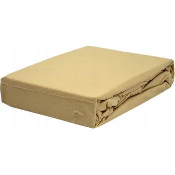 Prostěradlo Prostěradlo jersey s gumou 180x200, krémová barva