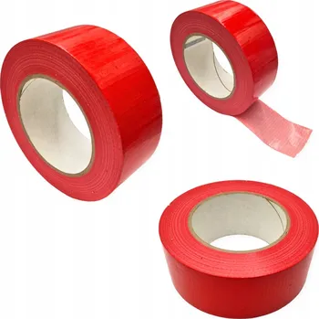 Lepicí páska Duct Tape páska 48 mm x 25 metrů červená (páska na izolace)