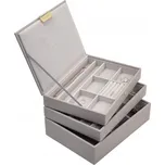 Šperkovnice Stackers hnědá víceúrovňová