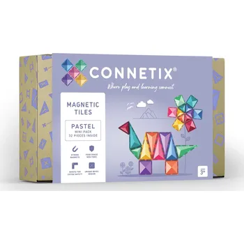 ostatní stavebnice CONNETIX Magnetická stavebnice - Mini Pack Pastel (32 ks)