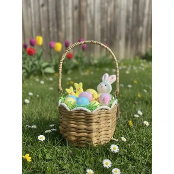 Velikonoční dekorace Sinsay - Pletený velikonoční koš - béžová - 930JH-08X - 930JH-08X-ONE