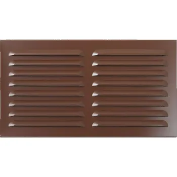 Větrací mřížka Mřížka větrací 340 x 190 hliníková hnědá