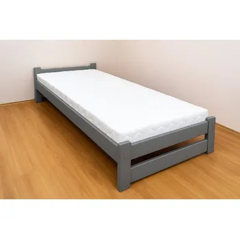 Ložnice Zvýšená postel Halle 90 x 200 cm - ŠEDÁ + rošt ZDARMA
