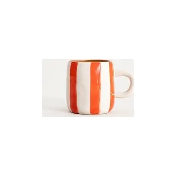 Kubek | TORRIT | w pomarańczowe paski | 0,1 l | 775130