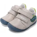 Kožené barefoot polobotky S070-61420A Dove Grey 23
