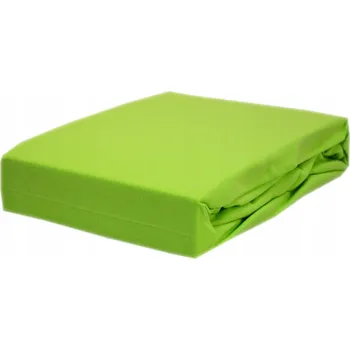 Prostěradlo Prostěradlo jersey s gumou, rozměr 160x200 limetka KOBI Česká firma