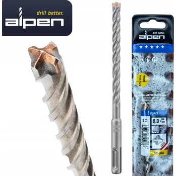 Vrták Vrták do betonu Alpen Force X SDS+ 8.00 L-260/200