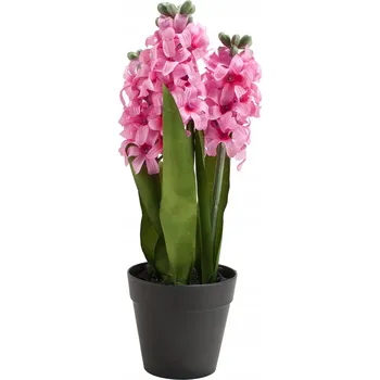 umělá květina UMĚLÝ HYACINT RŮŽOVÝ 32 cm JAKO ŽIVÝ REALISTICKÁ KVĚTINA ROSTLINA DO DOMU