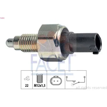 Spínač, světlo zpátečky FACET 7.6252
