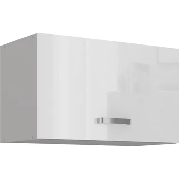 Kuchyňská linka Nábytek PEGAS s.r.o. Horní skřínka BIANCA - 60 GU-36 1F, Šedá / Bílý lesk