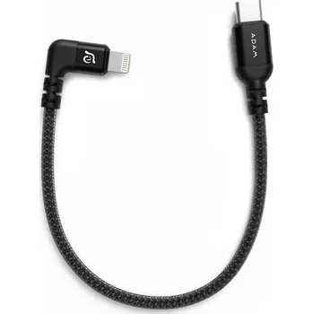 ADAM Elements PeAk II LC30B MFi Lightning/USB-C, 0,3 m (ACBADLCL30BBK) černý