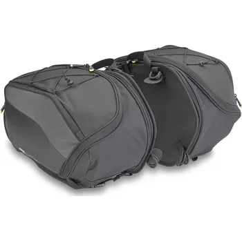 Zavazadlo na motocykl Ea127B boční brašny Givi, černé, rozšiřitelné, objem max. 30 l., (základní řada Easy), od 2024