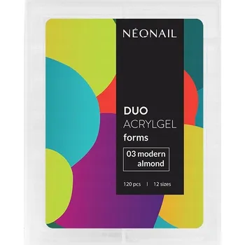 NEONAIL Šablony/Formy pro prodlužování nehtů AcrylGelem - Moderní Mandle 03