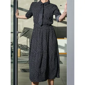 Dámské šaty Sinsay - Šaty z viskózy - černá - 478DA-99X - 478DA-99X-XS