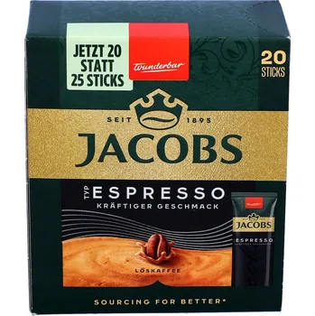 Káva Jacobs Espresso rozpustná káva 20x 1,8 g