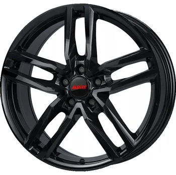 Alu kolo Hliníkový disk Alutec Ikenu BLACK 7.5" x 17" 5x112 ET 49