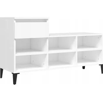 Botník 102-Mebelki 36 x 60 x 36 cm bílá