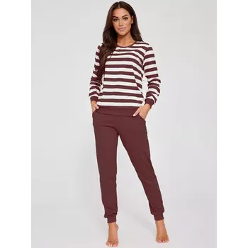 Pánské pyžamo Pyžamo Cornette 635/475 Molly 4 l/r S-2XL čokoláda L