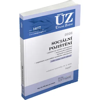 ÚZ č. 1677 - Sociální pojištění, 2026