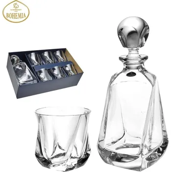 Sklenice Crystal Bohemia, Světlá nad Sázavou Whisky set 1+6 Exclamation