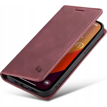 Pouzdro na mobilní telefon Flipové pouzdro Spacecase pro Apple iPhone 15 Pro Max červené