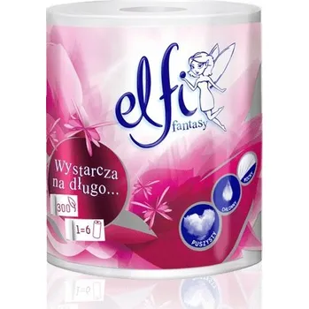 Utěrka Papírové utěrky celulóza Elfi v balení 1 ks bílé