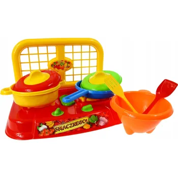 Dětská kuchyňka Hračka: Kuchyňka a Sada Nádobí 51085