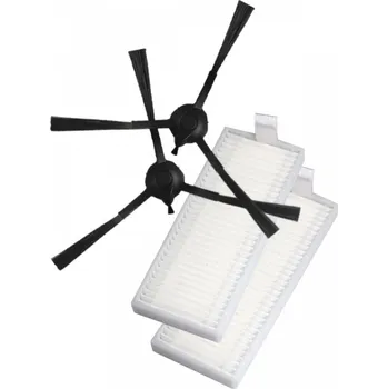 Sada příslušenství pro robotický vysavač Kartáčky a HEPA filtry k vysavači TP-LINK Tapo RV10 Black sada 2+2ks