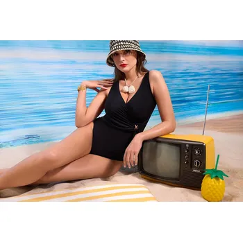 Dámské plavky Plavky s plnými košíčky Ava SKJ 69 Black černá 75F