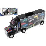 Kamion přepravník s úložným kufříkem a 14 autíčky, 57 cm