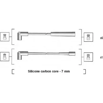 Zapalovací kabel Sada kabelů pro zapalování MAGNETI MARELLI 941425010939