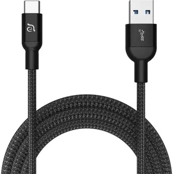 ADAM Elements CASA M100+ USB-C/USB-A, 1 m (ACBADM100PBK) černý
