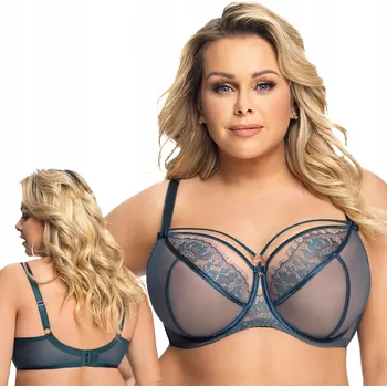 Dámské spodní prádlo Gorsenia podprsenka nevyztužená zelená velikost 75F