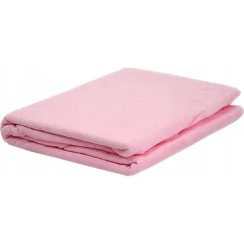 Prostěradlo Froté prostěradlo bez gumy, rozměr 200x200 cm, světle růžová barva, výrobce KOBI Produce