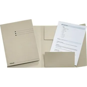 Archivační box Desky s chlopněmi "Manilla", šedá, PP, A4, ESSELTE