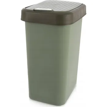 Odpadkový koš ODPADKOVÝ KOŠ PLASTOVÝ ZELENÝ KONTEJNER NA TŘÍDĚNÍ ODPADU 25 L