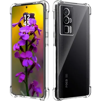 Pouzdro na mobilní telefon Zadní Kryt RCBR pro Xiaomi Poco F5 Pro 5G ANTISHOCK CASE bezbarvý
