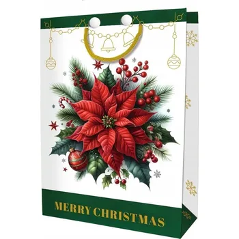 Dárková taška Dárková Taška taška vánoční s ozdobou malá