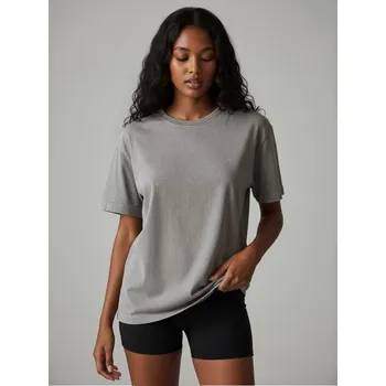 Dámská mikina Sinsay - Mikina s krátkými rukávy - šedá - 6406J-09X - 6406J-09X-XS