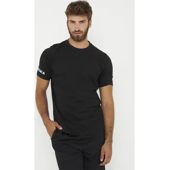 cyklistický dres LEGEA Pánské pohodlné tričko Aria ČERNÁ