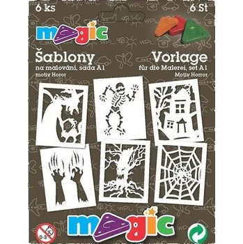 MAGIC papírové šablony na malování HOROR