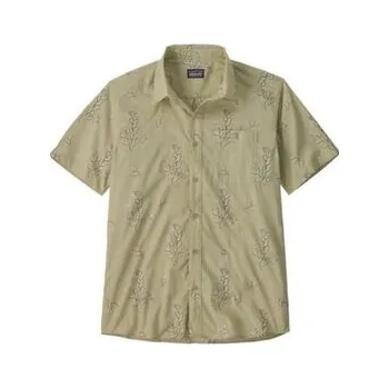 Pánské oblečení Patagonia Go To Shirt Men Ocean Blooms: Weathered Stone hnědá XL