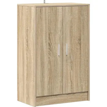 Botník Botník s dvířky, dub sonoma, 60 x 35 x 92 cm