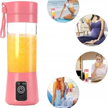 TURISTICKÝ PŘENOSNÝ BEZDRÁTOVÝ BLENDER USB MIXÉR SHAKER NA KOKTEJLY