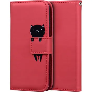 Pouzdro na mobilní telefon Flipové pouzdro Erbord pro Samsung Galaxy A53 5G, červené