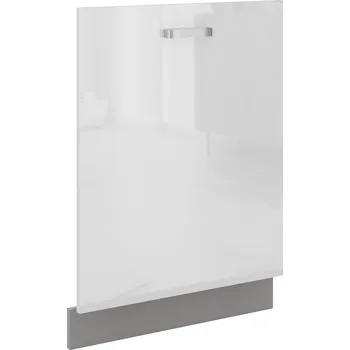 Kuchyňská linka Nábytek PEGAS s.r.o. Dvířka na myčku bez panelu BIANCA - ZM 713x596, Bílý lesk