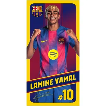 Osuška Plážová osuška FC Barcelona 140 cm mikrovlákno