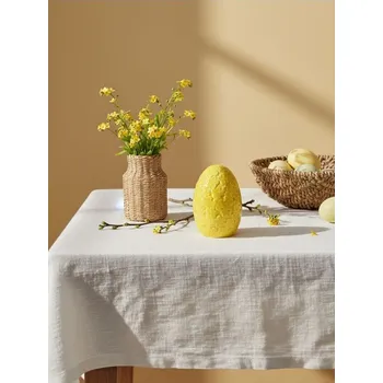 Velikonoční dekorace Sinsay - Velikonoční keramické vajíčko s květinovým vzorem - žlutá - 858JG-11X - 858JG-11X-ONE