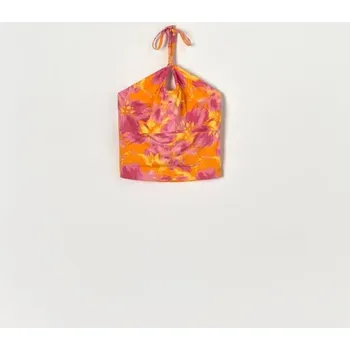 Sinsay - Květovaný top - vícebarevná - 4025F-MLC - 4025F-MLC-XL